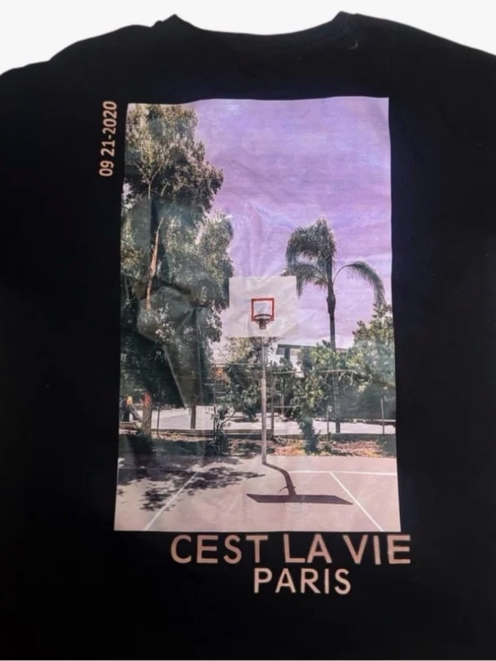 Cest La Vie Basketball -Kids Graphic Tee - Black ( Size: Boys 11/12)